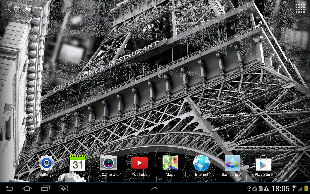 Rainy Paris Live Wallpaper Apl Android Di Google Play
