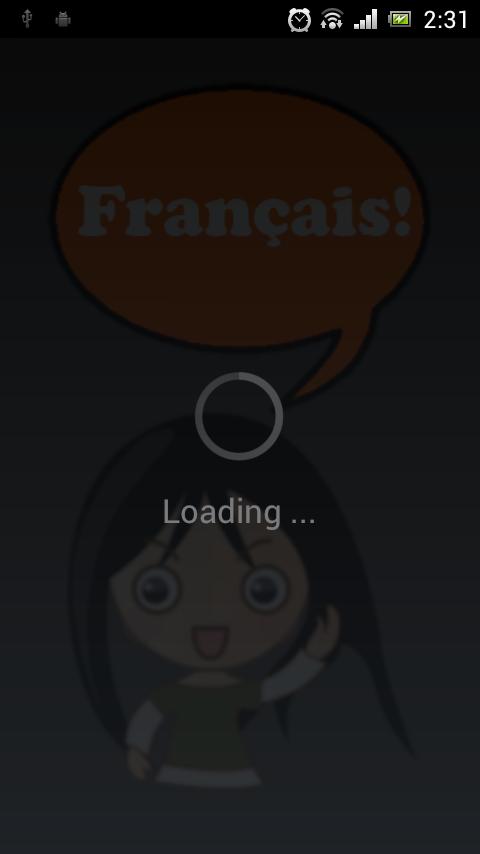 Android application French lessons (PRO) screenshort