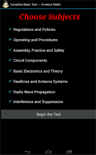 Ham Radio Canadian Basic Test