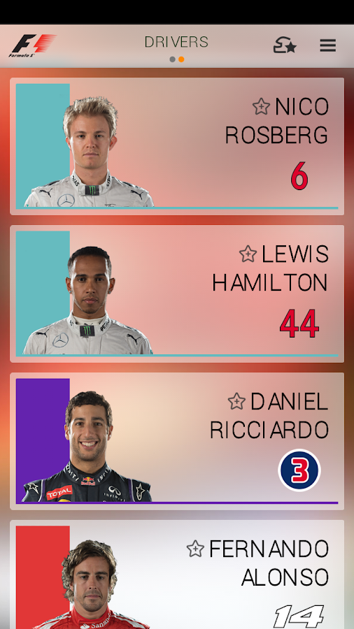 Official F1 ® App - screenshot