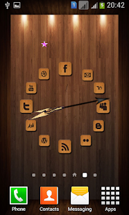 Download Wooden Analog Clock APK for Android