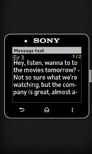 SMS Reader Log for SmartWatch