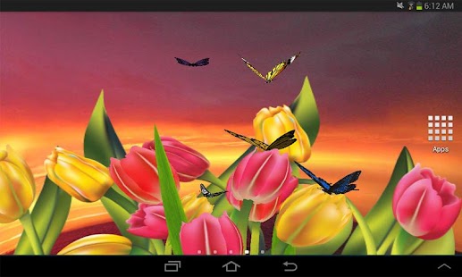 3D Butterfly Garden Wallpaper Screenshots 8