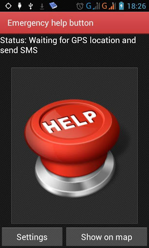 Emergency help button