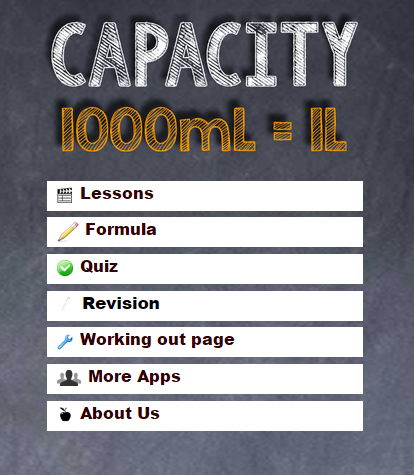 Capacity Maths
