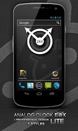 Transparent clock. widget LITE poster 1