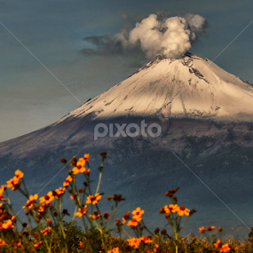 Great Volcano by Alfredo Garciaferro Macchia - Landscapes Mountains & Hills
