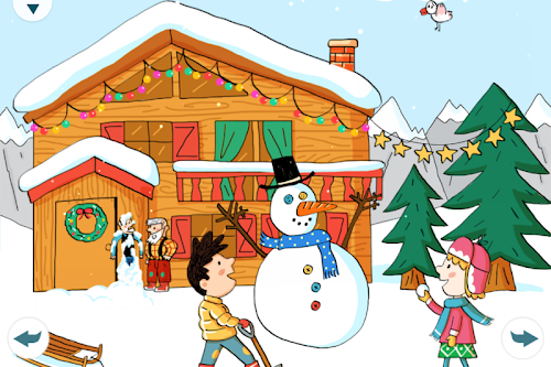 Android application Pursuit of Santa screenshort