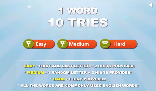 1 Word 10 Tries