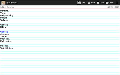 Voice Notepad Screenshots 0