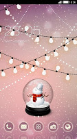 Xmas Snowman Theme APK 屏幕截图图片 #1