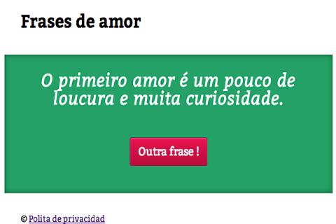 Frases de Amor em portugues