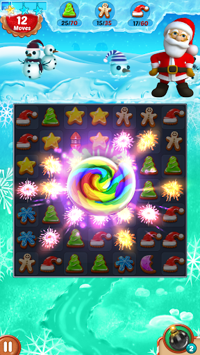 【免費休閒App】Christmas Cookie - Fun Match 3-APP點子