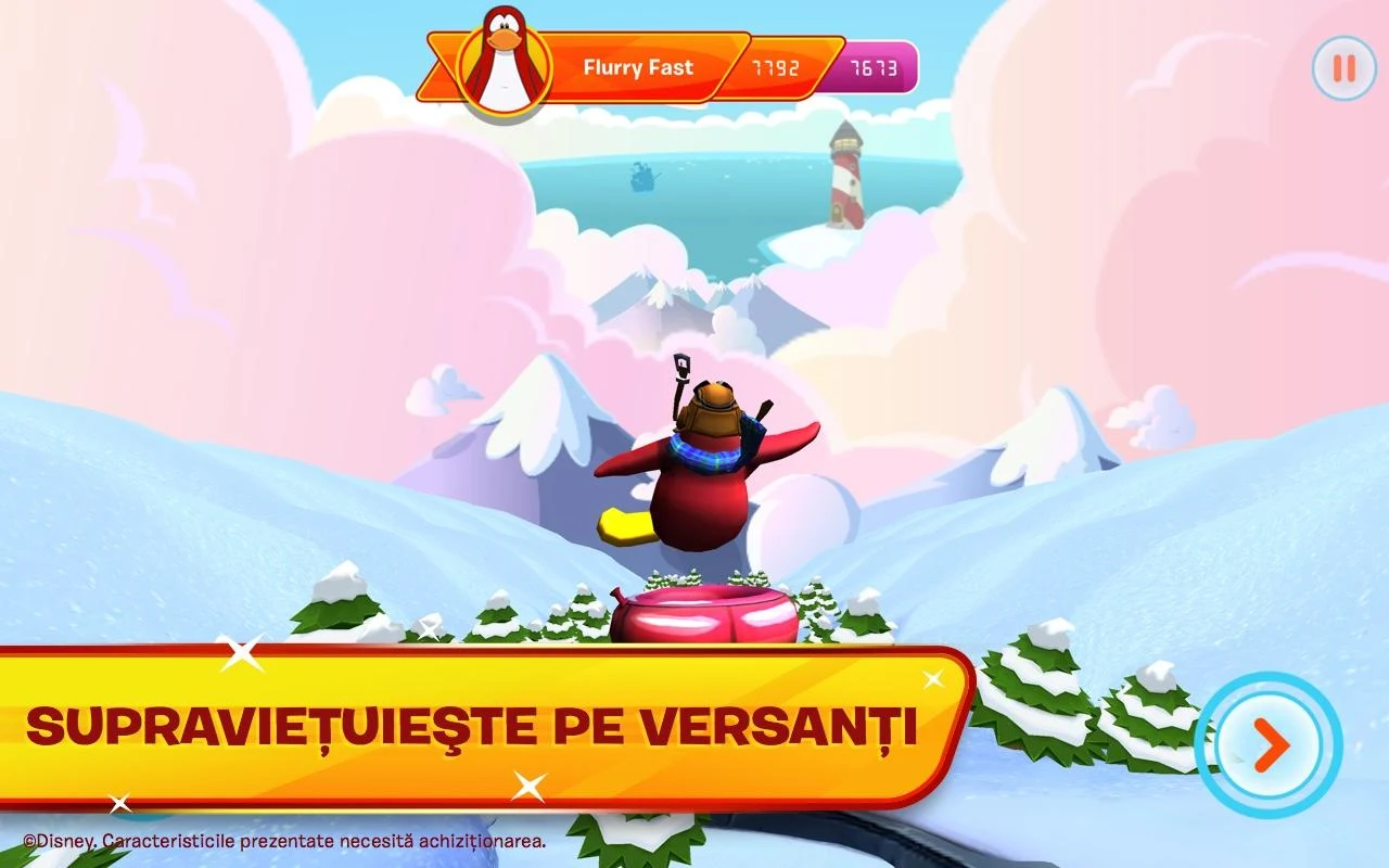 Club Penguin Sled Racer - screenshot