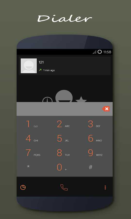 FlatVint CM11 Theme - screenshot