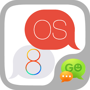 OS 8 Red GO SMS LOGO-APP點子