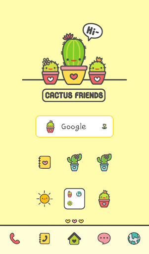 免費下載個人化APP|cactus friends 도돌런처 테마 app開箱文|APP開箱王