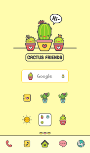 Free Download cactus friends dodol theme APK for Android