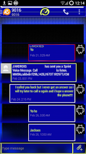 Free Download Blue Dream HD EvolveSms Theme APK