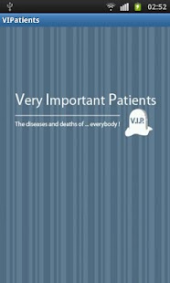 Android application VIPatients screenshot