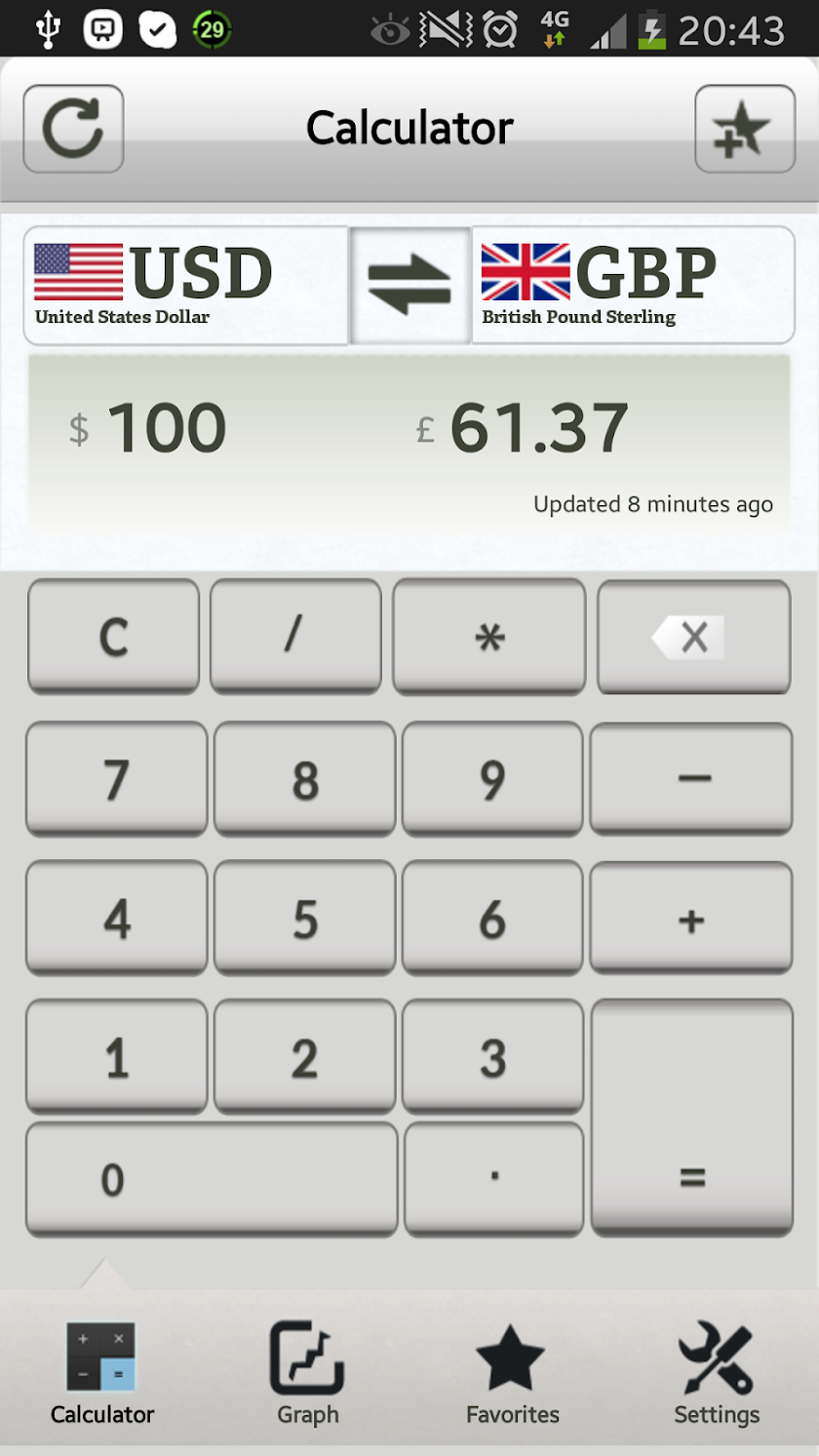 HD Currency Converter Pro Screen 2