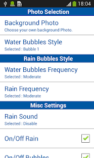 Lastest Photo Rain Bubbles LWP APK for PC