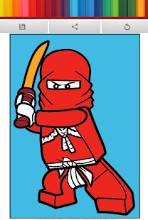 【免費教育App】LEGO Funny Ninja Go Coloring-APP點子