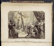 Fotoreproductie van een prent naar een schilderij van Titiaan