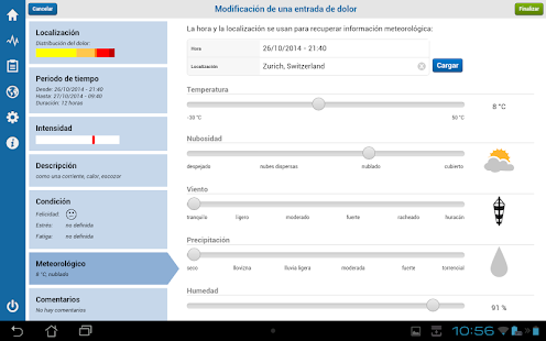 Diario de Dolor - CatchMyPain Screen 3