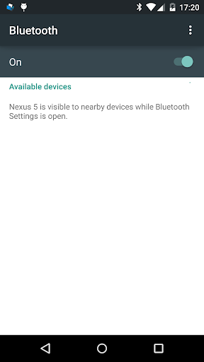 Bluetooth設定ショートカット