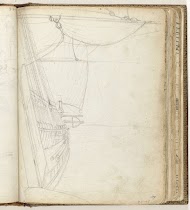 Gezicht uit de gallerij van een Oost-Indiëvaarder