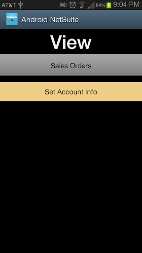 NetSuite Sales Order View