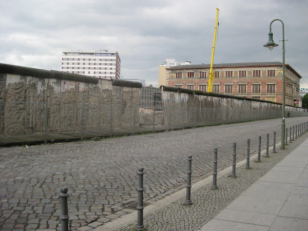 The part of the Berlin Wall that’s still standing.