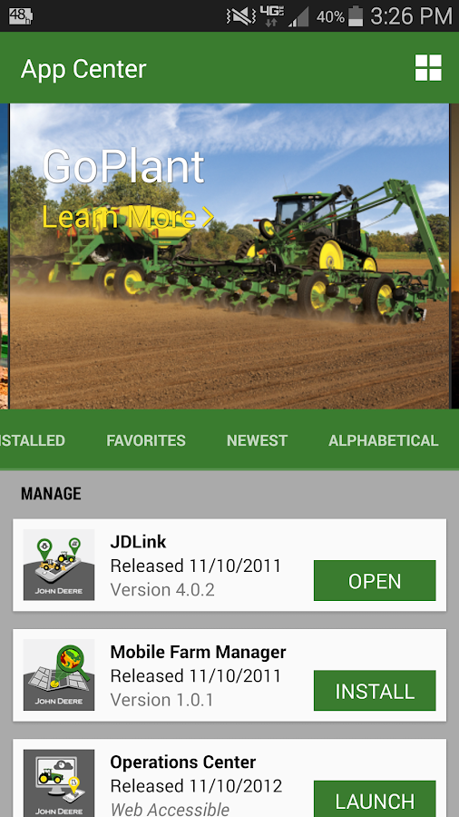 John Deere App Center Android Apps on Google Play