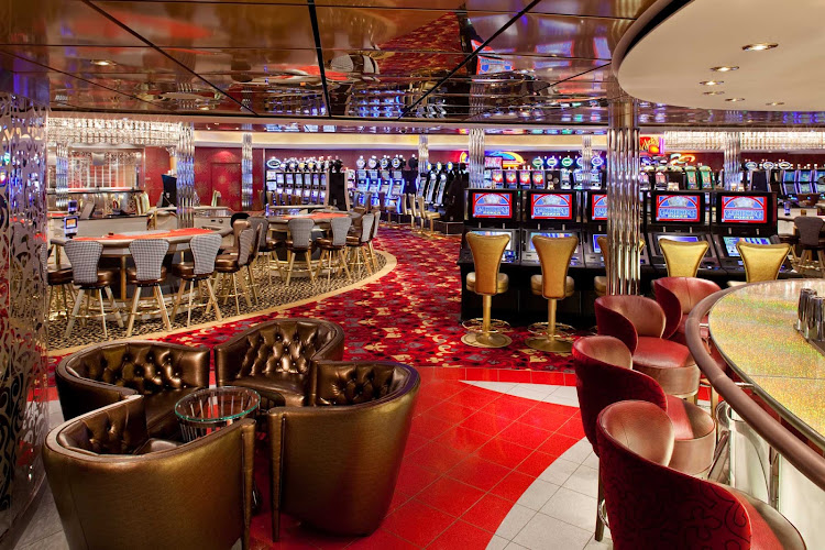 Try your hand at slots, blackjack, poker and other games in the casino aboard Allure of the Seas.