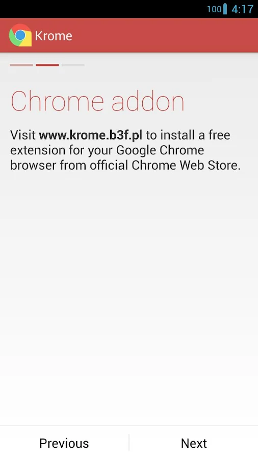 Krome - screenshot