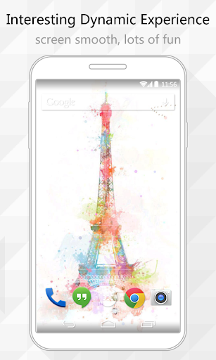 【免費個人化App】Colorful Eiffel Live Wallpaper-APP點子