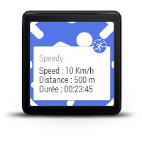 Speedy - GPS speed for WEAR APK Cartaz #1