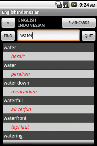 Indonesian English Dictionary