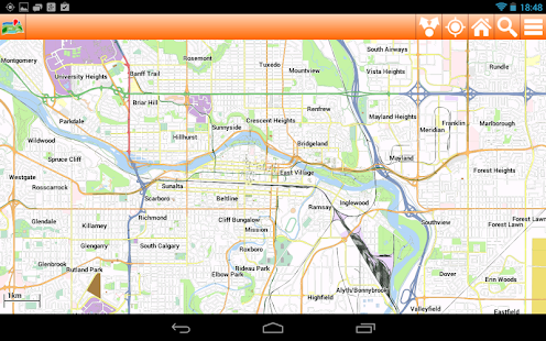 Calgary Offline mappa Map Screenshots 4