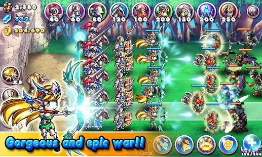 Empire VS Orcs 1.1.5 APK + Mod (Unlimited money / Free purchase / Invincible) for Android