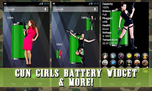 How to download Gun Girls Battery Widget 1.7.0 apk for android