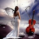 Fairy n Violin On The Beach logo