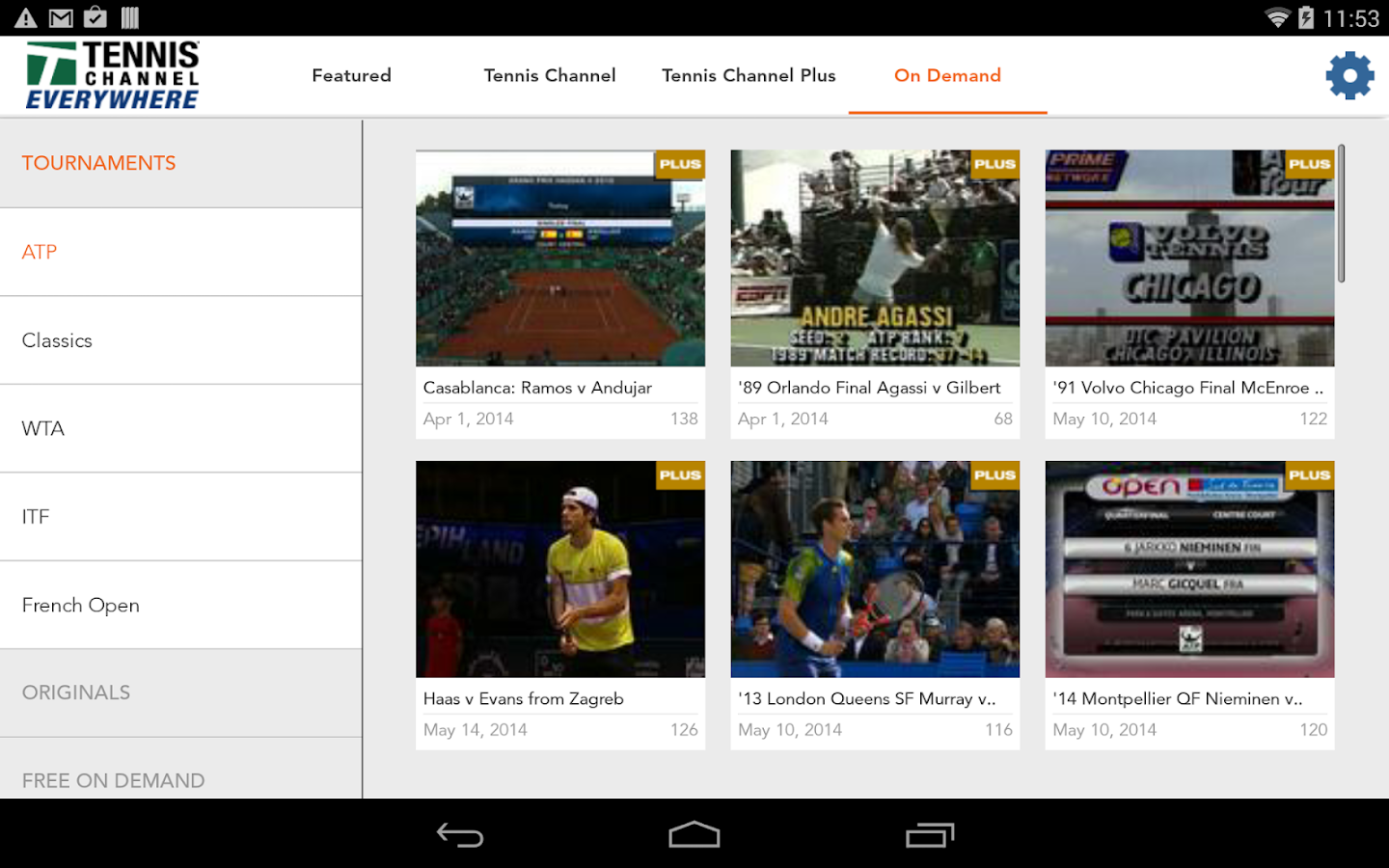 Tennis Channel Everywhere - Android Apps on Google Play