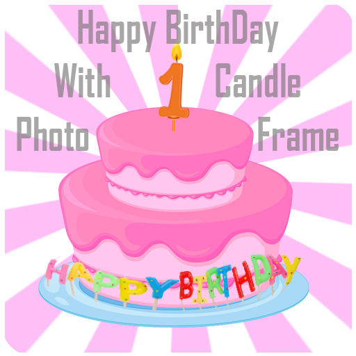 Birthday With Candle Frame LOGO-APP點子