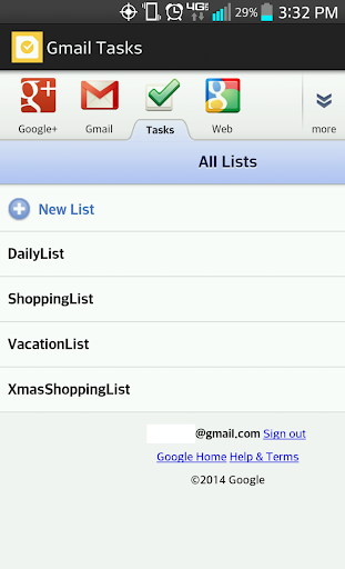 Gmail Tasks - Todo List