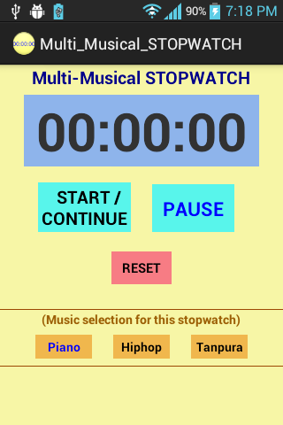 Multi-Musical STOPWATCH