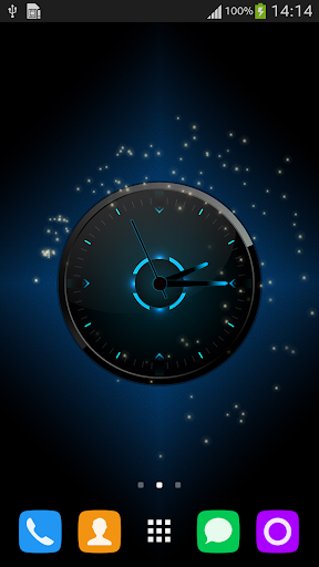 Night Clock Live Wallpaper