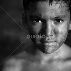 Chimney Boy by Miki Meir Levi - People Portraits of Men
