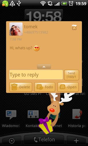 免費下載個人化APP|GO SMS Pro Rudolph Theme app開箱文|APP開箱王